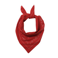 Paisley Print Bandana - Red - SA2509024A