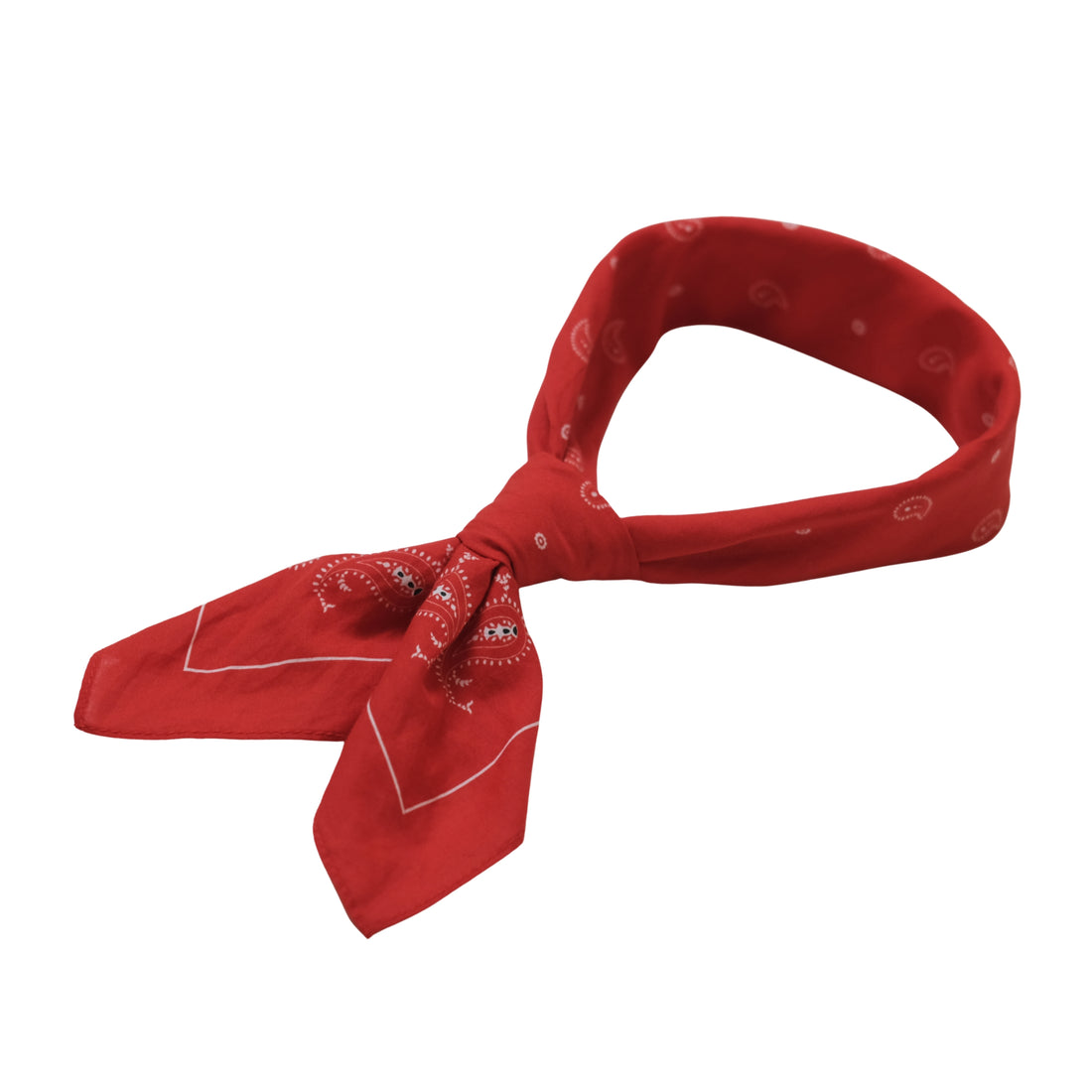 Paisley Print Bandana - Red - SA2509024A