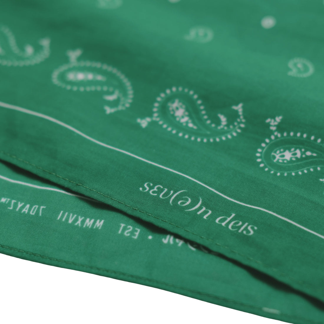 Paisley Print Bandana - Green - SA2509024C