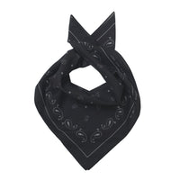 Paisley Print Bandana - Black - SA2509024D