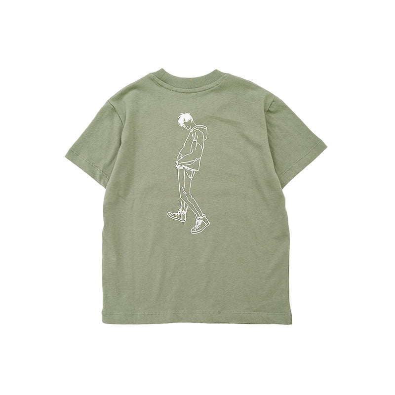 Boy Graphic Tee - Dusty Green - SB2305204C