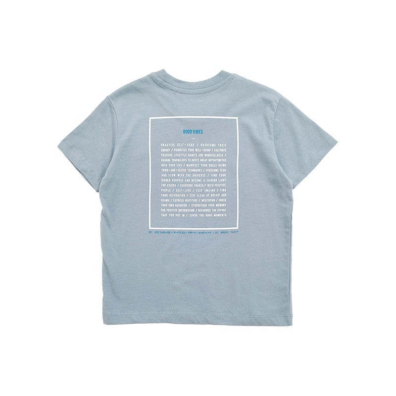 Boy Graphic Tee - Dusty Blue - SB2305205B
