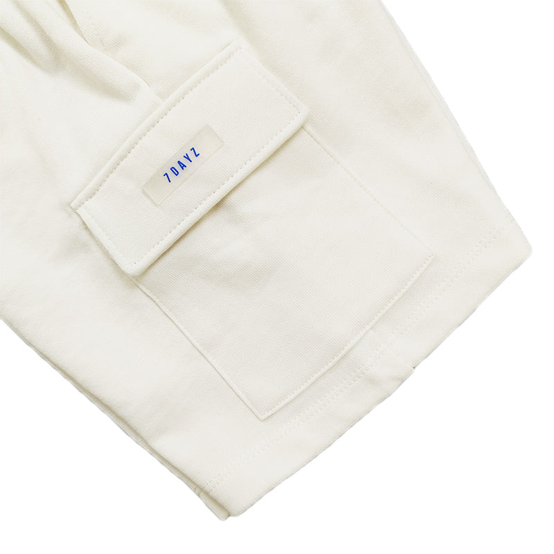Boy Cargo Sweat-Shorts - Off White - SB2305207A