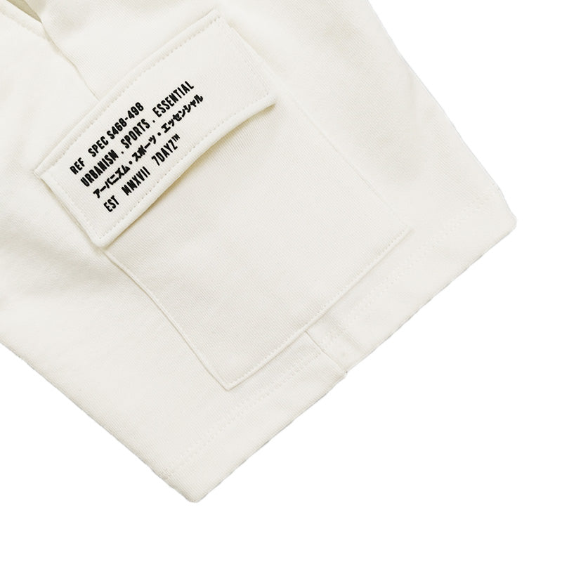 Boy Cargo Sweat-Shorts - Off White - SB2305207A