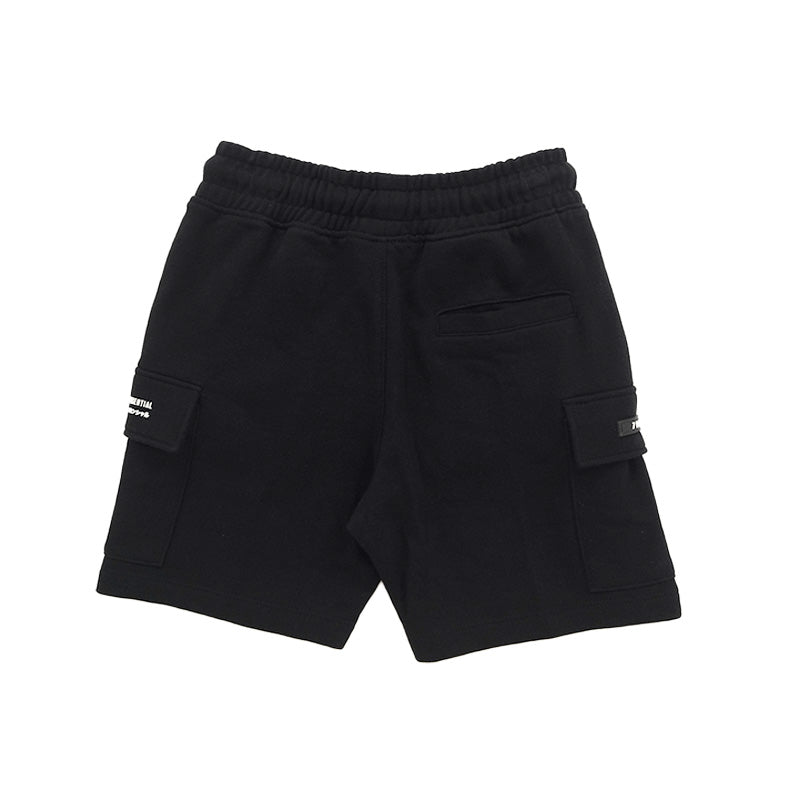 Boy Cargo Sweat-Shorts - Black - SB2305207C