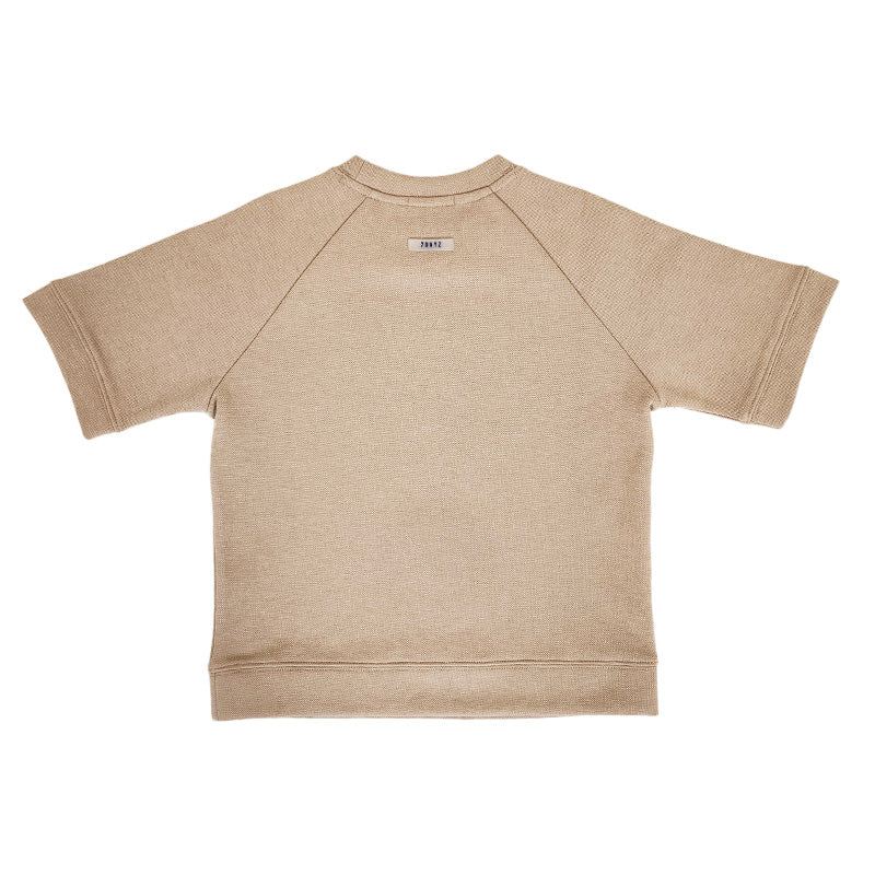 Boy Oversized Pique Top - Khaki - SB2308220B