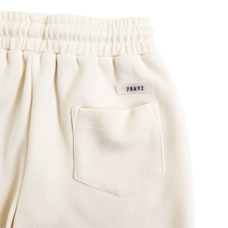 Boy Pique Shorts - Ivory - SB2308221A