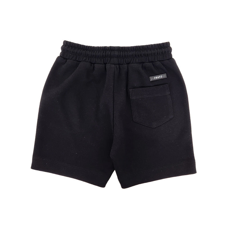 Boy Pique Shorts - Black - SB2308221C