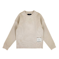 Boy Oversized Sweater - Beige - SB2308224B