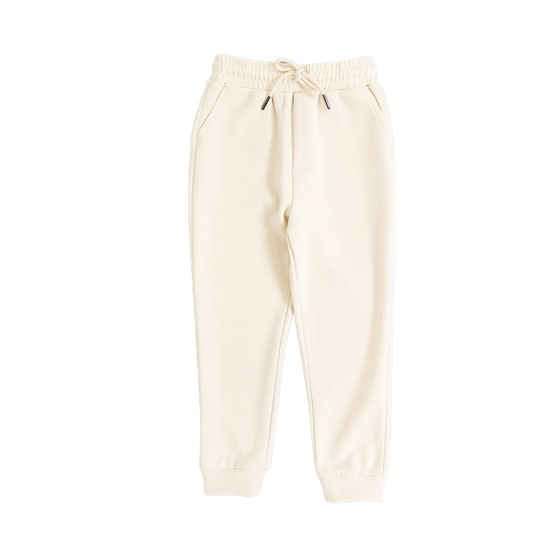 Boy Pique Joggers - Ivory - SB2308225A