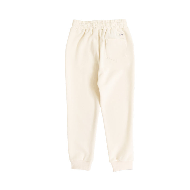 Boy Pique Joggers - Ivory - SB2308225A