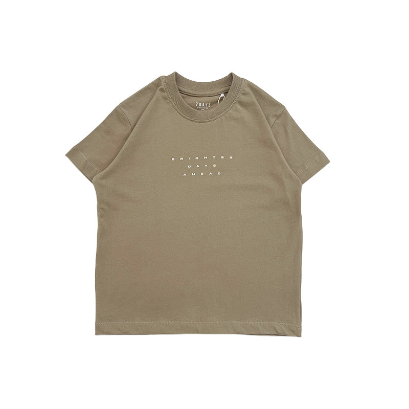 Boy Graphic Tee - Khaki - SB2308247B