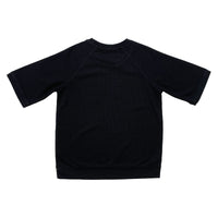 Boy Oversized Waffle Knit Top - Black - SB2309228D
