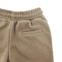 Boy Waffle Knit Shorts - Army Green - SB2309229C