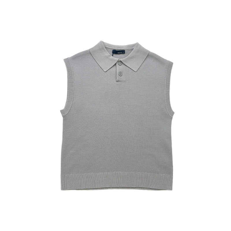 Boy Vest Top - Light Grey - SB2309230B