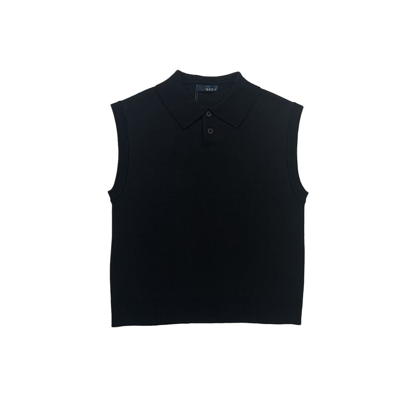 Boy Vest Top - Black - SB2309230C