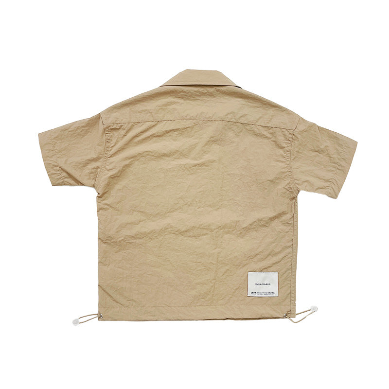 Boy Oversized Shirt - Khaki - SB2309232A