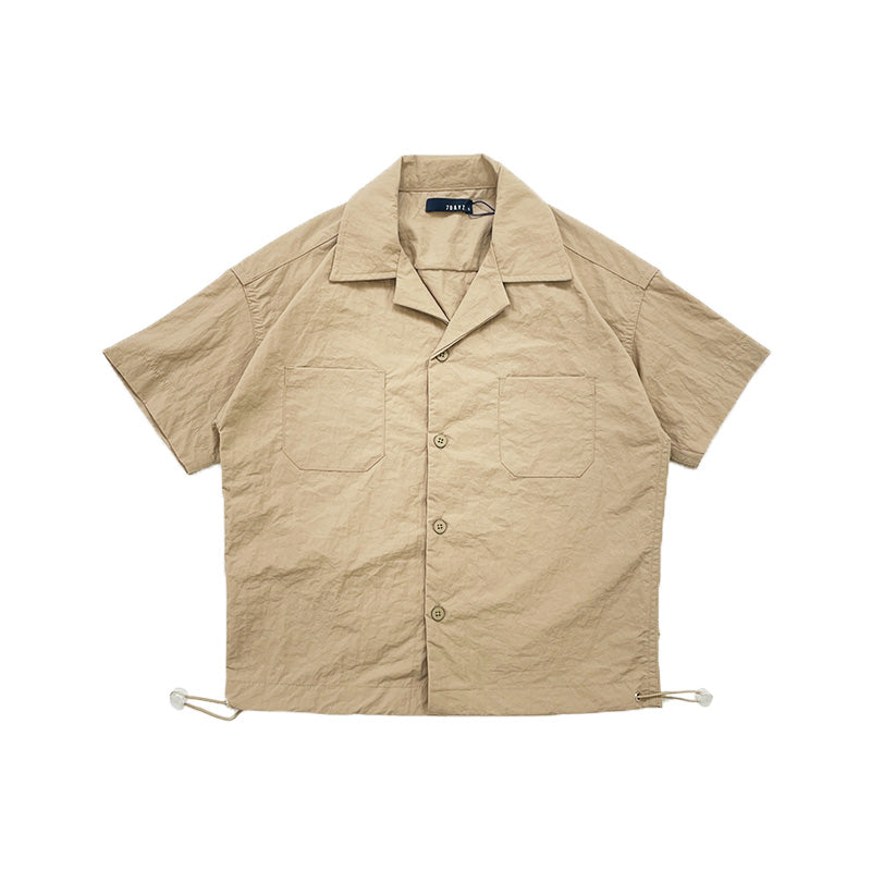 Boy Oversized Shirt - Khaki - SB2309232A