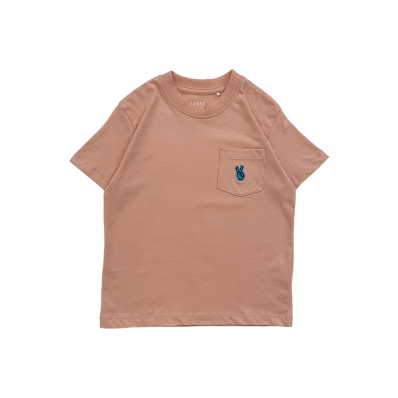 Boy Graphic Tee - Soft Pink - SB2309250B