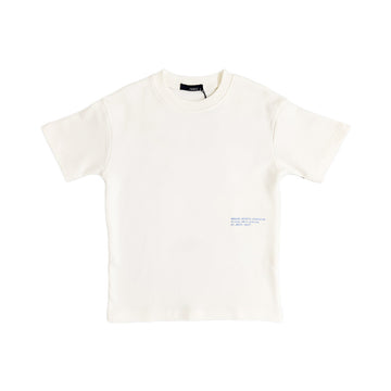 Boy Printed Oversized Tee - Off White - SB2310235A