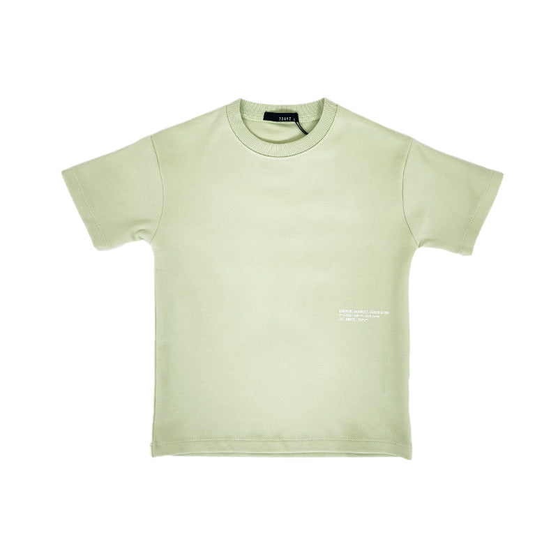 Boy Printed Oversized Tee - Green - SB2310235C