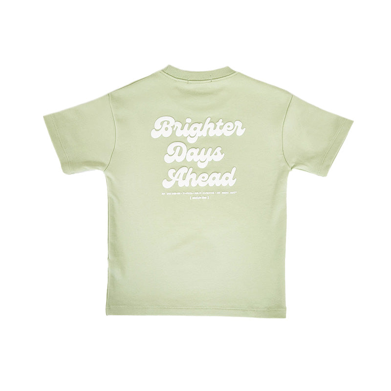 Boy Printed Oversized Tee - Green - SB2310235C