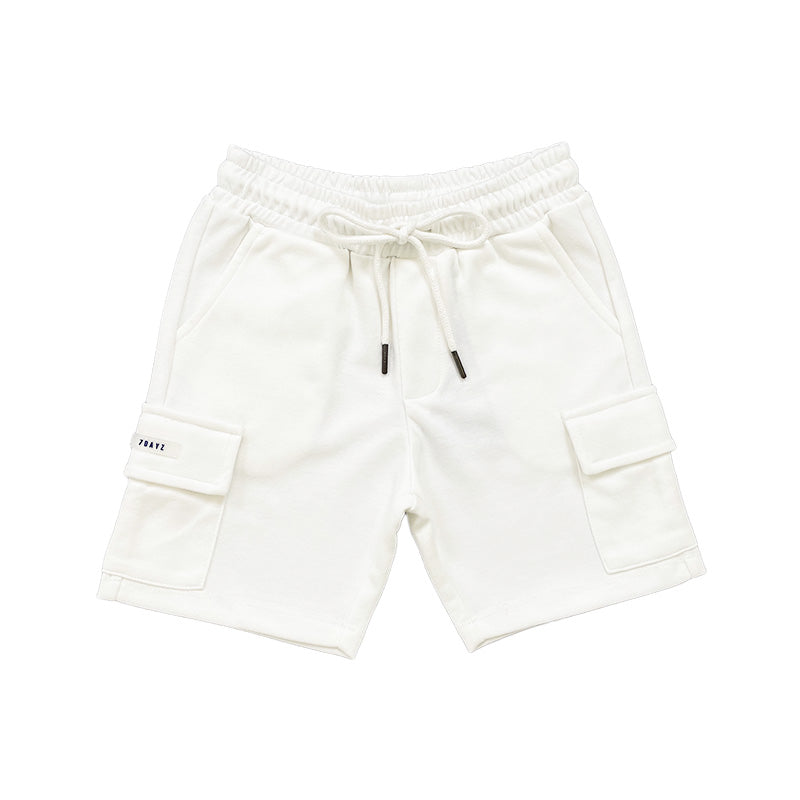 Boy Cargo Sweat-Shorts - Off White - SB2310236A