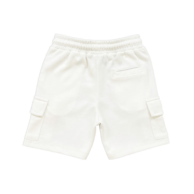 Boy Cargo Sweat-Shorts - Off White - SB2310236A