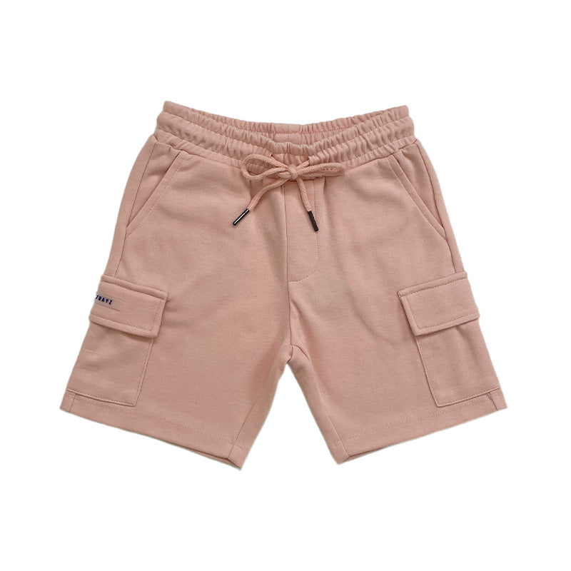 Boy Cargo Sweat-Shorts - Light Pink - SB2310236B