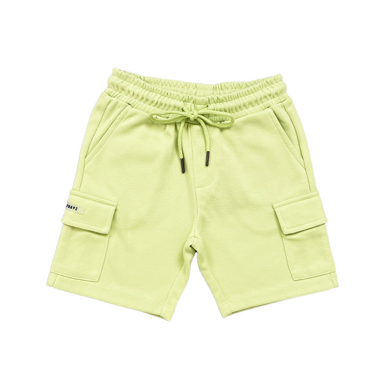 Boy Cargo Sweat-Shorts - Green - SB2310236C