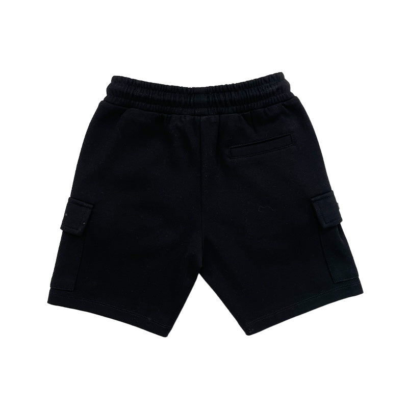 Boy Cargo Sweat-Shorts - Black - SB2310236D