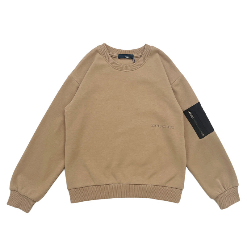 Boy Printed Sweatshirt - Coffee - SB2310241B