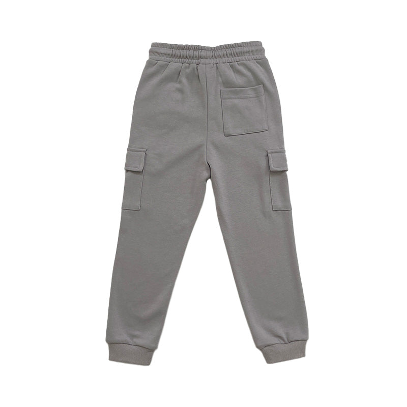 Boy Cargo Sweatpants - Light Grey - SB2310242B