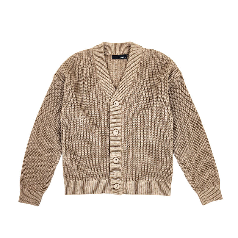 Boy Oversized Cardigan - Coffee - SB2310243A