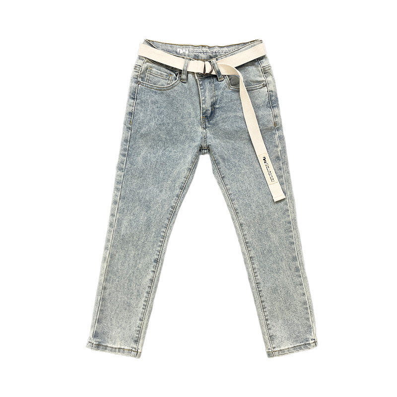 Boy Slim Fit Long Jeans - Light Blue - SB2310244B