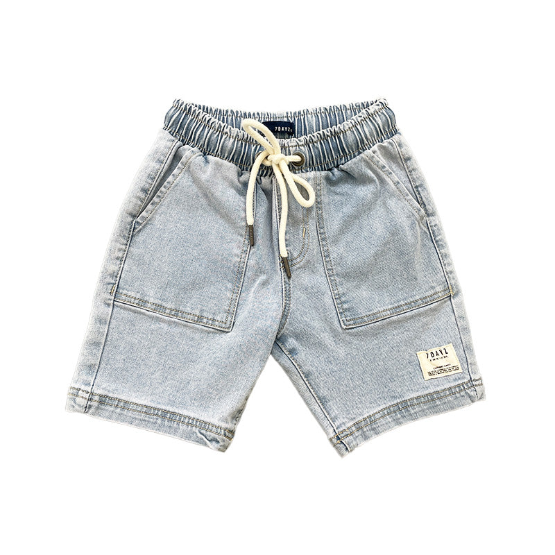 Boy Denim Shorts - Light Blue - SB2310245B