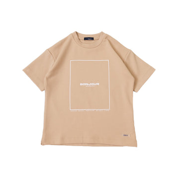 Boy Oversized Pique Top - Beige - SB2310261E