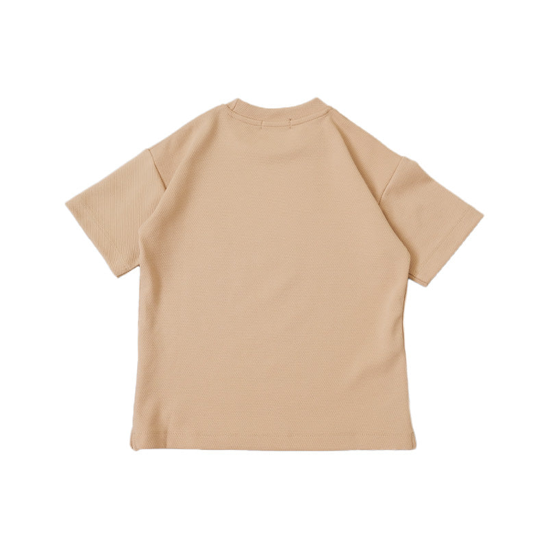 Boy Oversized Pique Top - Beige - SB2310261E