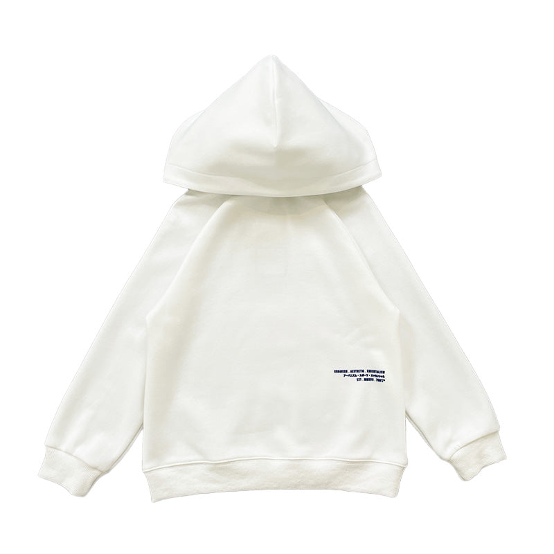 Boy Printed Oversized Hoodie - Off White - SB2311267A