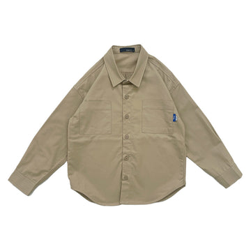 Boy Oversized Shirt - Beige - SB2311271B