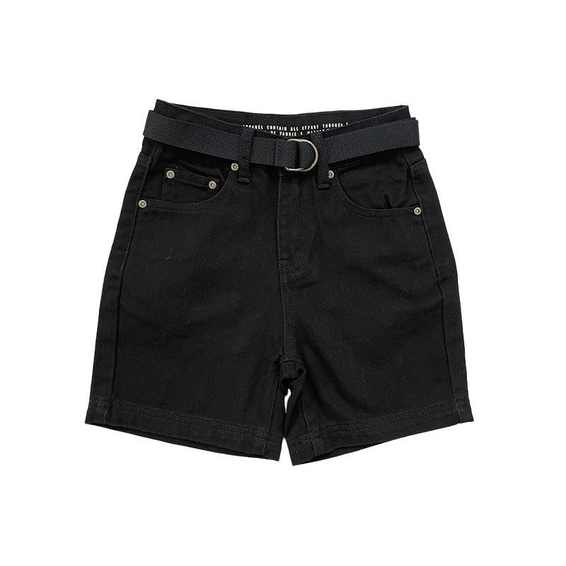 Boy Twill Shorts - Black - SB2311273D