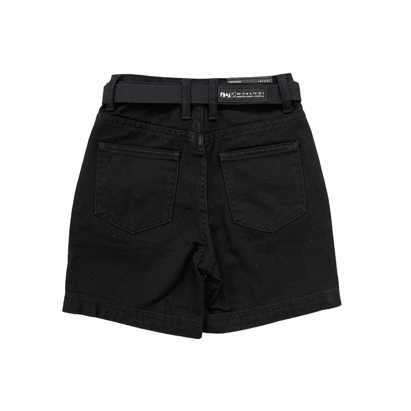 Boy Twill Shorts - Black - SB2311273D