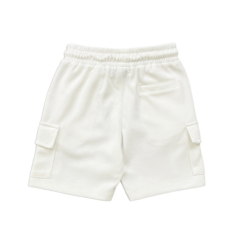 Boy Cargo Sweat-Shorts - Off White - SB2312276A