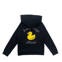 Boy Embroidery Oversized Hoodie - Black - SB2312277D