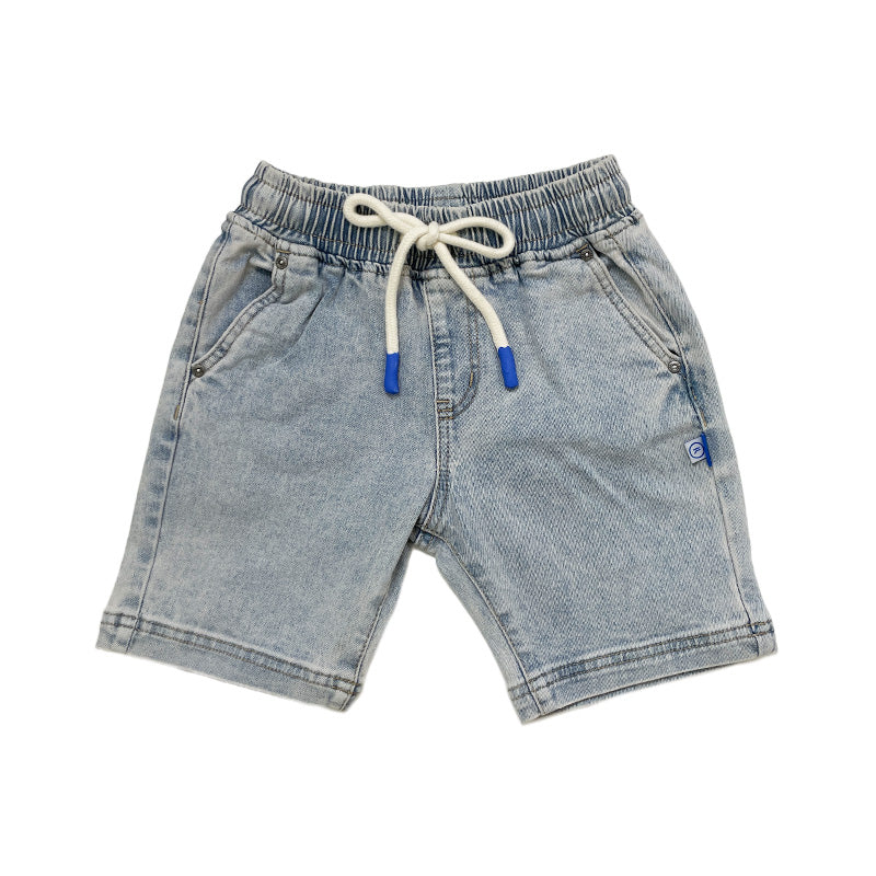 Boy Denim Shorts - Light Blue - SB2312288B