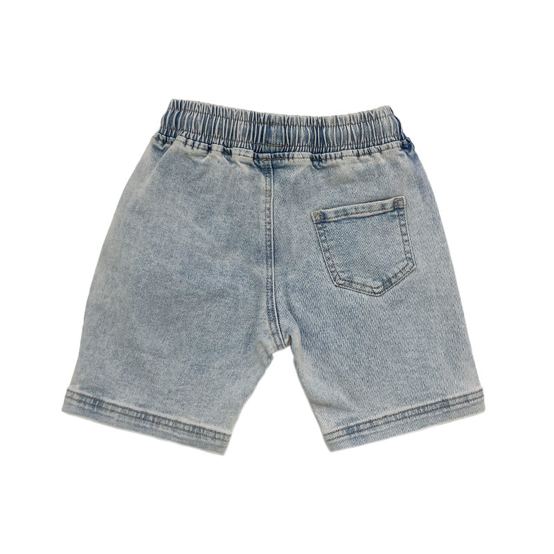 Boy Denim Shorts - Light Blue - SB2312288B