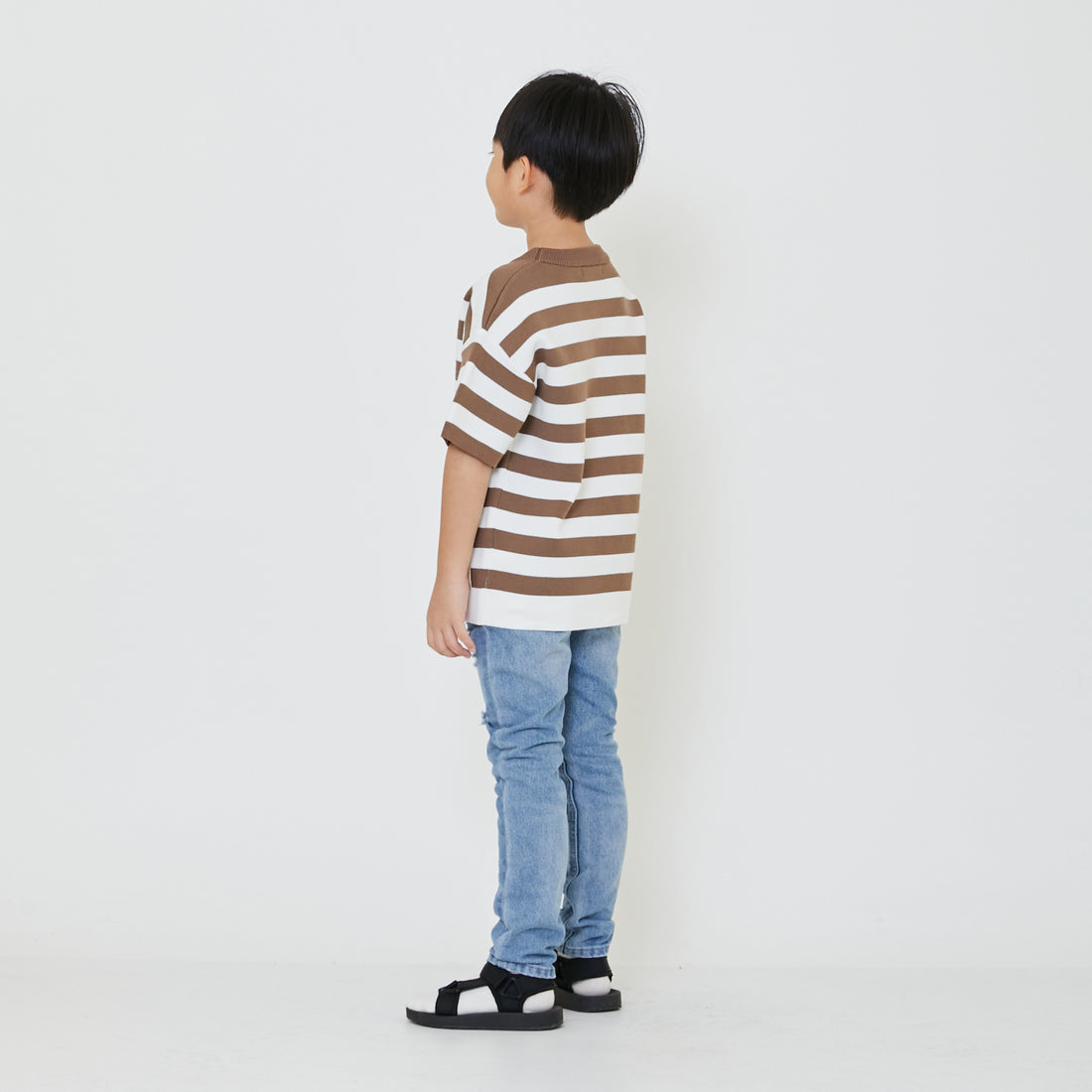 Boy Oversized Stripe Sweater - SB2401007