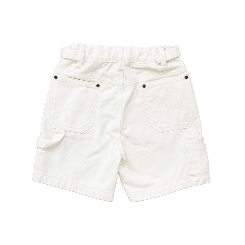 Boy Slim Fit Worker Twill Shorts - SB2401016