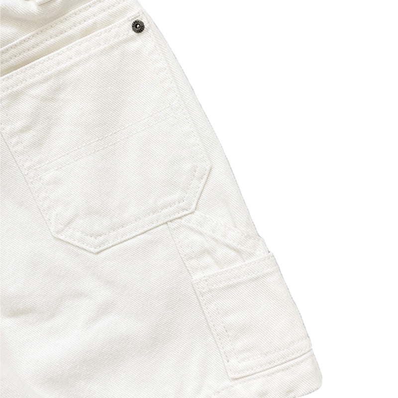 Boy Slim Fit Worker Twill Shorts - SB2401016