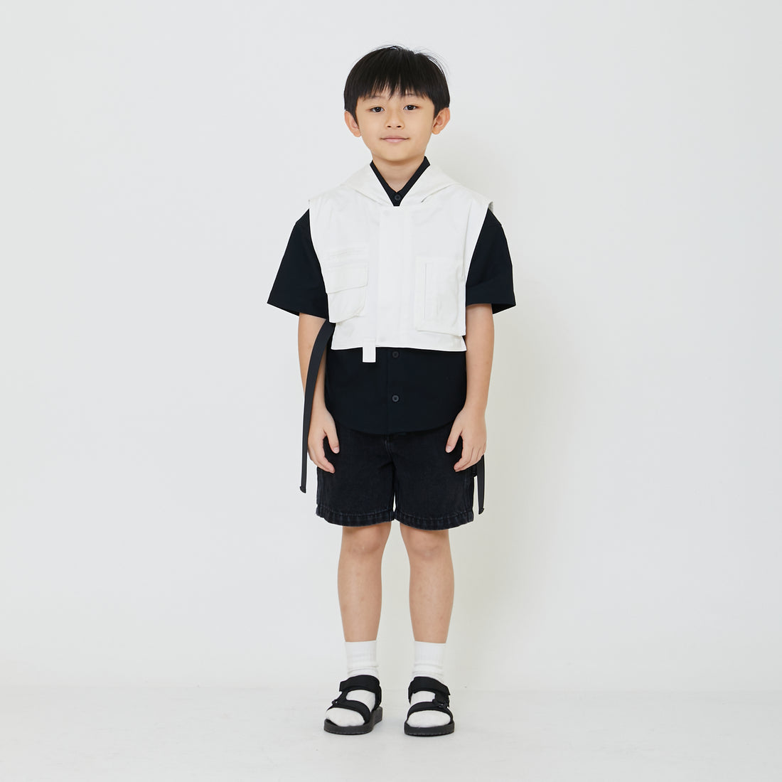 Boy Hooded Vest Top - SB2401049